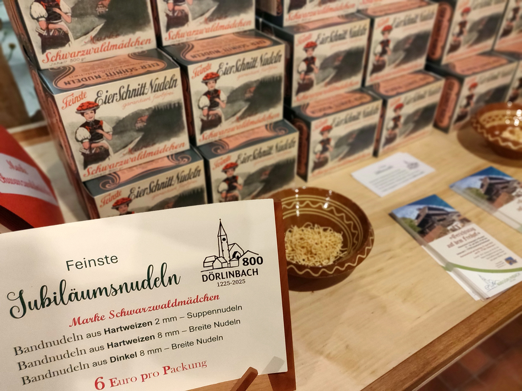 Deorlinbach 800 Jahre Jubilaeumsnudeln